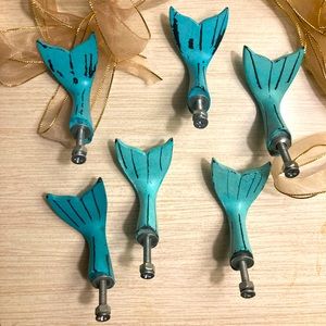Mermaid tail drawer pulls /handles